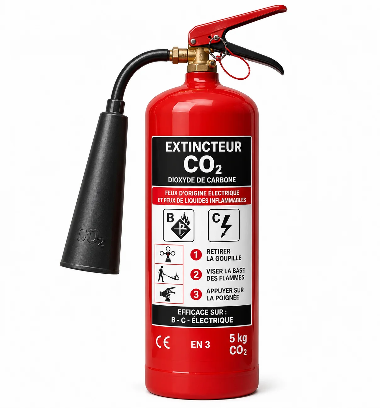 Extincteur au CO2