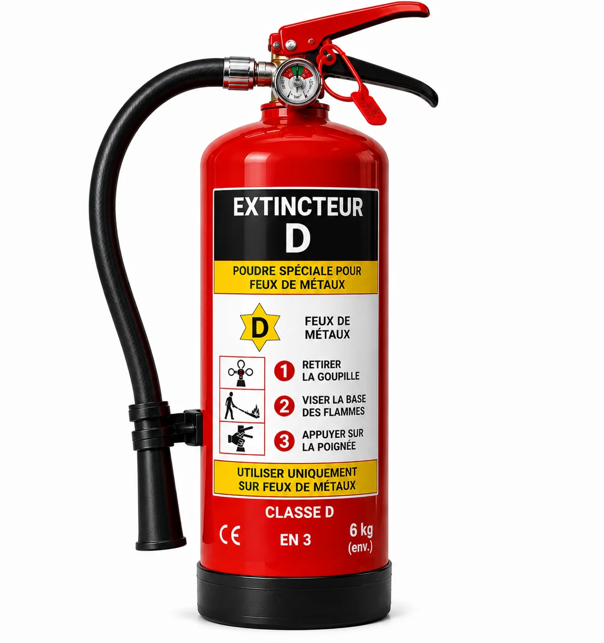 Extincteur spécial classe D