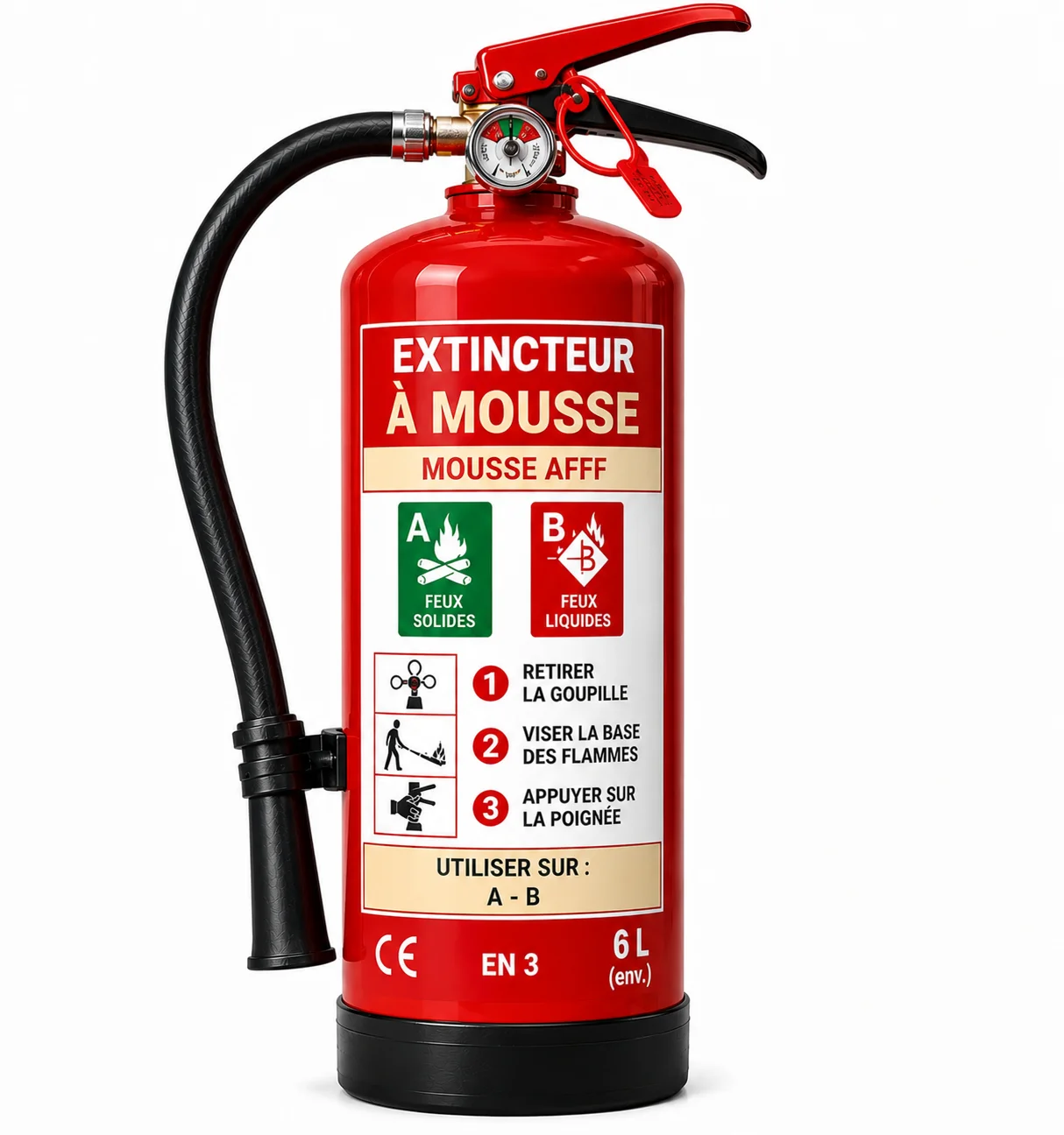 Extincteur à mousse