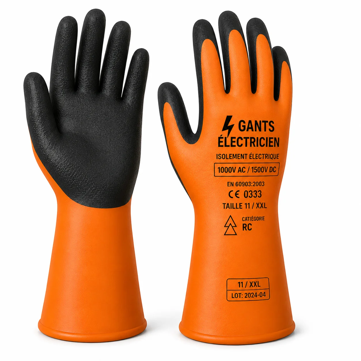 Gants électriciens
