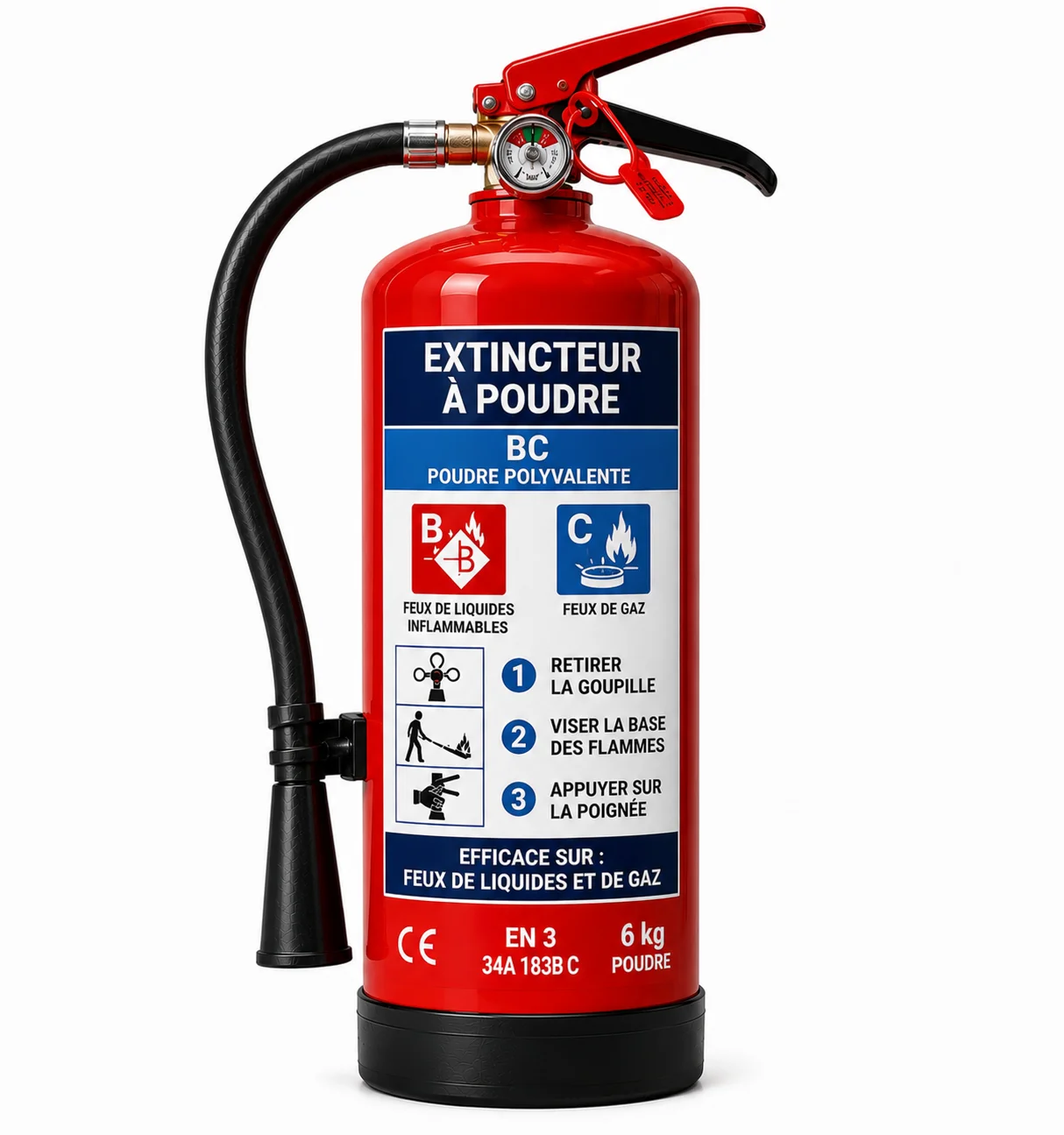Extincteur à poudre BC