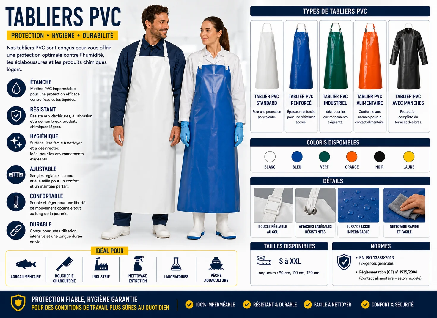 Tabliers PVC